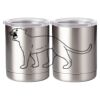 10 oz. Silver Stainless Steel Short Tumbler Thumbnail