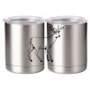 10 oz. Silver Stainless Steel Short Tumbler Thumbnail