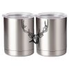 10 oz. Silver Stainless Steel Short Tumbler Thumbnail