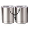 10 oz. Silver Stainless Steel Short Tumbler Thumbnail