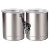10 oz. Silver Stainless Steel Short Tumbler Thumbnail