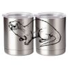 10 oz. Silver Stainless Steel Short Tumbler Thumbnail