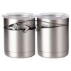 10 oz. Silver Stainless Steel Short Tumbler Thumbnail