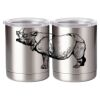 10 oz. Silver Stainless Steel Short Tumbler Thumbnail