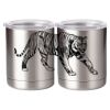 10 oz. Silver Stainless Steel Short Tumbler Thumbnail