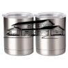 10 oz. Silver Stainless Steel Short Tumbler Thumbnail