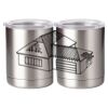 10 oz. Silver Stainless Steel Short Tumbler Thumbnail