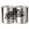 10 oz. Silver Stainless Steel Short Tumbler Thumbnail