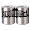 10 oz. Silver Stainless Steel Short Tumbler Thumbnail