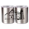 10 oz. Silver Stainless Steel Short Tumbler Thumbnail