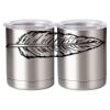 10 oz. Silver Stainless Steel Short Tumbler Thumbnail