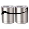 10 oz. Silver Stainless Steel Short Tumbler Thumbnail