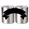 10 oz. Silver Stainless Steel Short Tumbler Thumbnail
