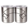 10 oz. Silver Stainless Steel Short Tumbler Thumbnail