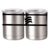 10 oz. Silver Stainless Steel Short Tumbler Thumbnail
