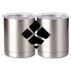 10 oz. Silver Stainless Steel Short Tumbler Thumbnail