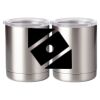 10 oz. Silver Stainless Steel Short Tumbler Thumbnail