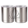 10 oz. Silver Stainless Steel Short Tumbler Thumbnail