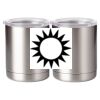 10 oz. Silver Stainless Steel Short Tumbler Thumbnail