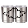 10 oz. Silver Stainless Steel Short Tumbler Thumbnail