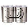 10 oz. Silver Stainless Steel Short Tumbler Thumbnail