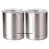 10 oz. Silver Stainless Steel Short Tumbler Thumbnail