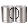 10 oz. Silver Stainless Steel Short Tumbler Thumbnail