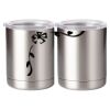 10 oz. Silver Stainless Steel Short Tumbler Thumbnail