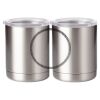 10 oz. Silver Stainless Steel Short Tumbler Thumbnail
