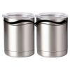 10 oz. Silver Stainless Steel Short Tumbler Thumbnail