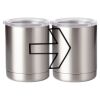 10 oz. Silver Stainless Steel Short Tumbler Thumbnail