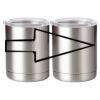 10 oz. Silver Stainless Steel Short Tumbler Thumbnail