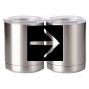 10 oz. Silver Stainless Steel Short Tumbler Thumbnail