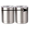 10 oz. Silver Stainless Steel Short Tumbler Thumbnail