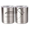 10 oz. Silver Stainless Steel Short Tumbler Thumbnail