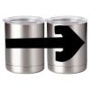 10 oz. Silver Stainless Steel Short Tumbler Thumbnail