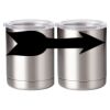 10 oz. Silver Stainless Steel Short Tumbler Thumbnail