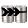 10 oz. Silver Stainless Steel Short Tumbler Thumbnail