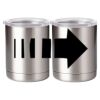 10 oz. Silver Stainless Steel Short Tumbler Thumbnail