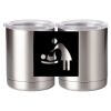 10 oz. Silver Stainless Steel Short Tumbler Thumbnail
