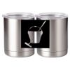 10 oz. Silver Stainless Steel Short Tumbler Thumbnail