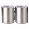 10 oz. Silver Stainless Steel Short Tumbler Thumbnail