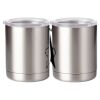 10 oz. Silver Stainless Steel Short Tumbler Thumbnail