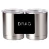 10 oz. Silver Stainless Steel Short Tumbler Thumbnail