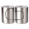 10 oz. Silver Stainless Steel Short Tumbler Thumbnail