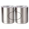 10 oz. Silver Stainless Steel Short Tumbler Thumbnail