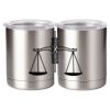 10 oz. Silver Stainless Steel Short Tumbler Thumbnail