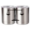 10 oz. Silver Stainless Steel Short Tumbler Thumbnail