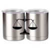 10 oz. Silver Stainless Steel Short Tumbler Thumbnail