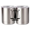 10 oz. Silver Stainless Steel Short Tumbler Thumbnail